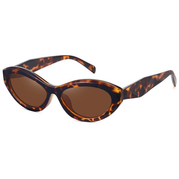 Fozono iwear Early First Brown Tortoise Cat Eye women's New - Picture 2 of 10